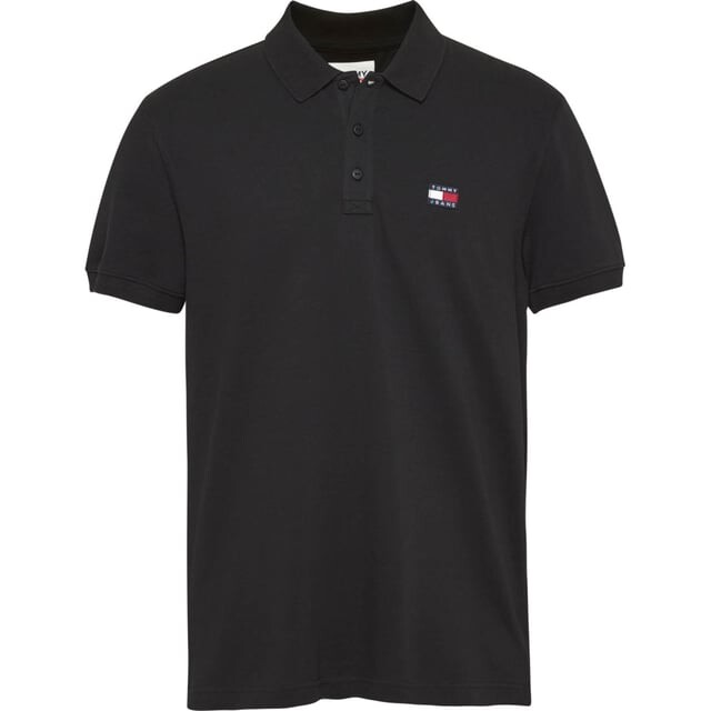 

Поло с классическим значком Polo ss Tommy Jeans, черный