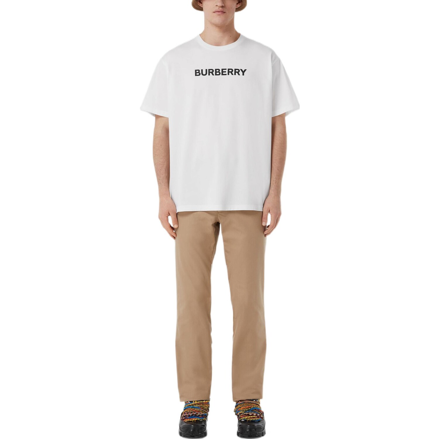 Футболка Burberry, мужская, белый — фото 3