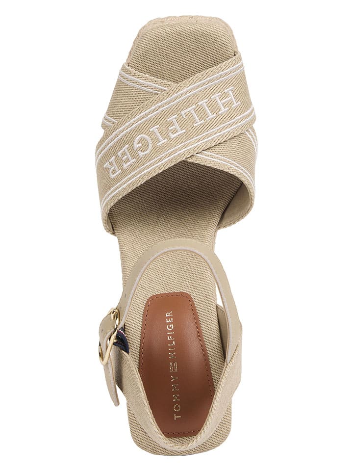Сандалии на плоской подошве Tommy Hilfiger Shoes, бежевый — фото 3