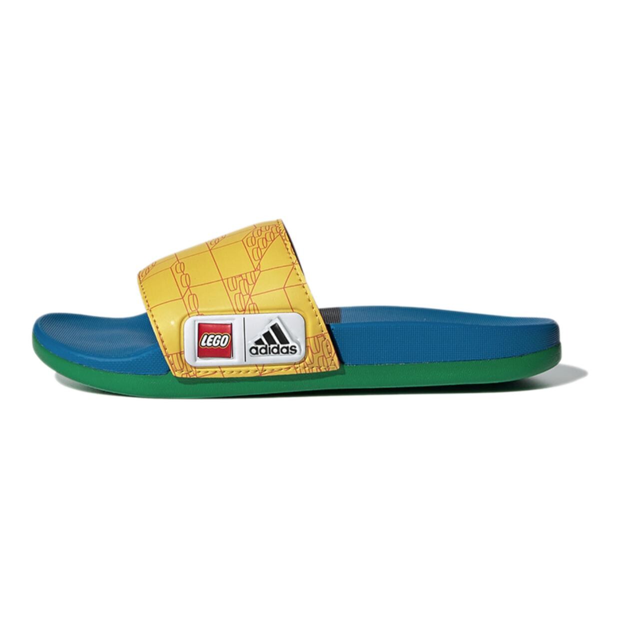 Тапочки Adilette Comfort K Kids для детей Adidas