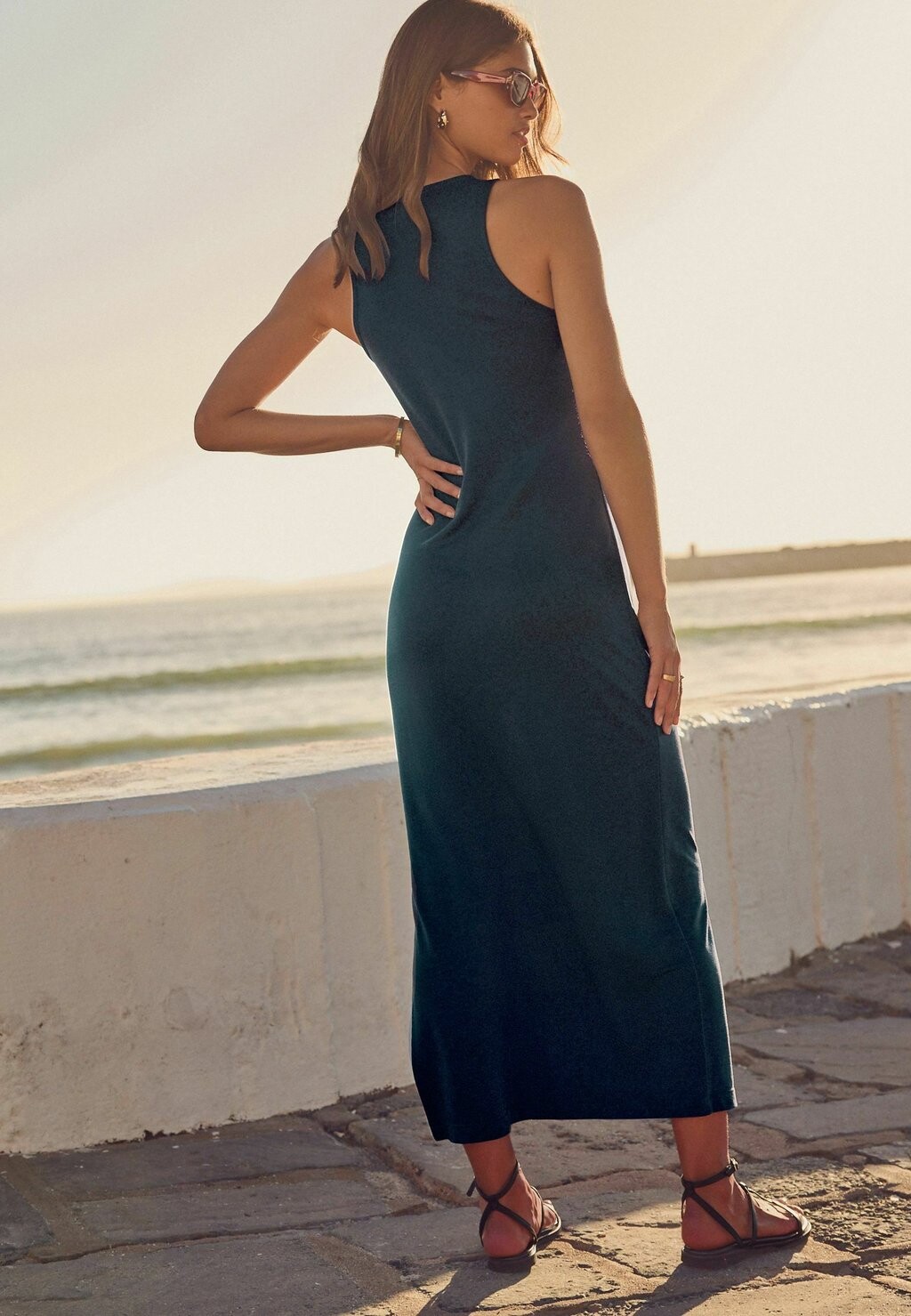

Легкое платье TIESIDE SLEEVELESS REGULAR FIT Next, синий
