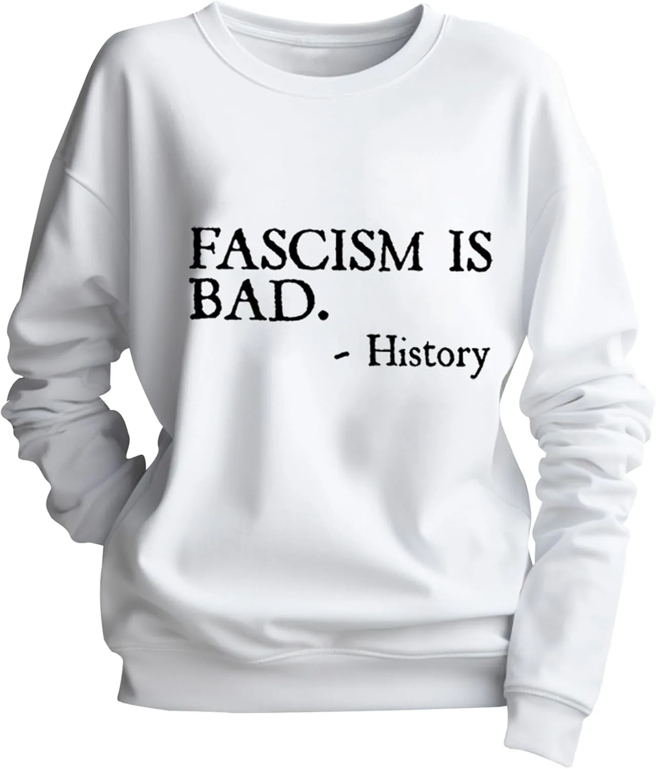 

Толстовка с надписью "Fascism is Bad" Yuisi Doxn