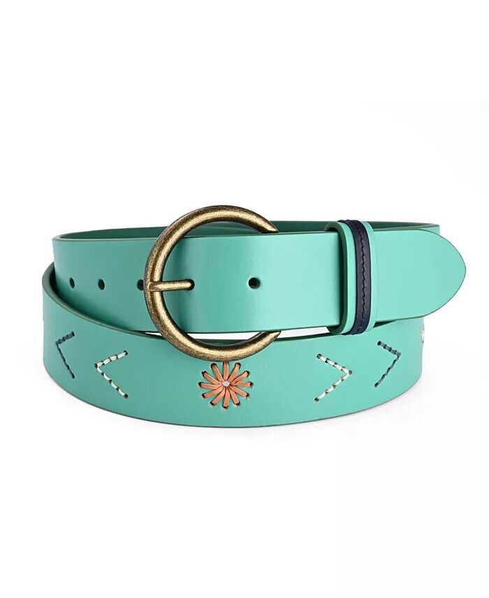 

Женский кожаный ремень Boho Soul OLD TREND, зеленый