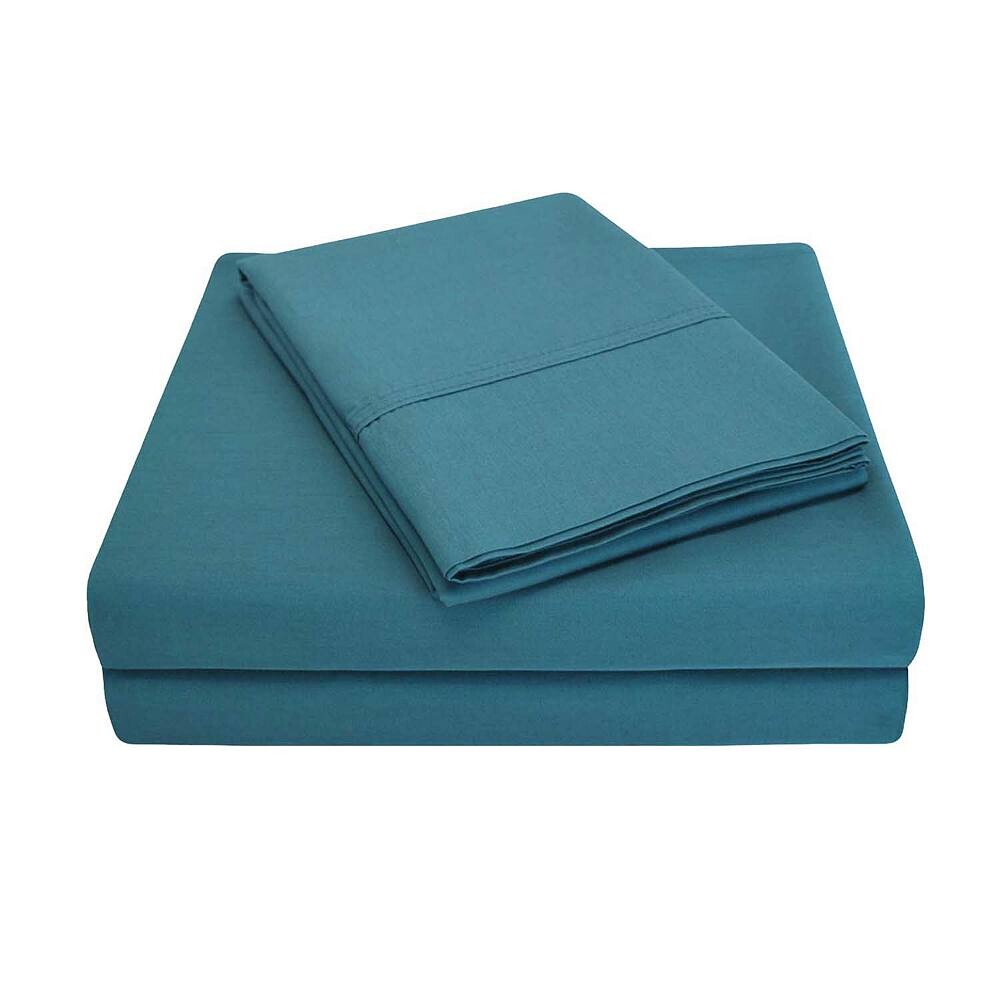 

Комплект простыней из хлопкового перкаля плотностью нитей SUPERIOR 300, цвет Navy Blue