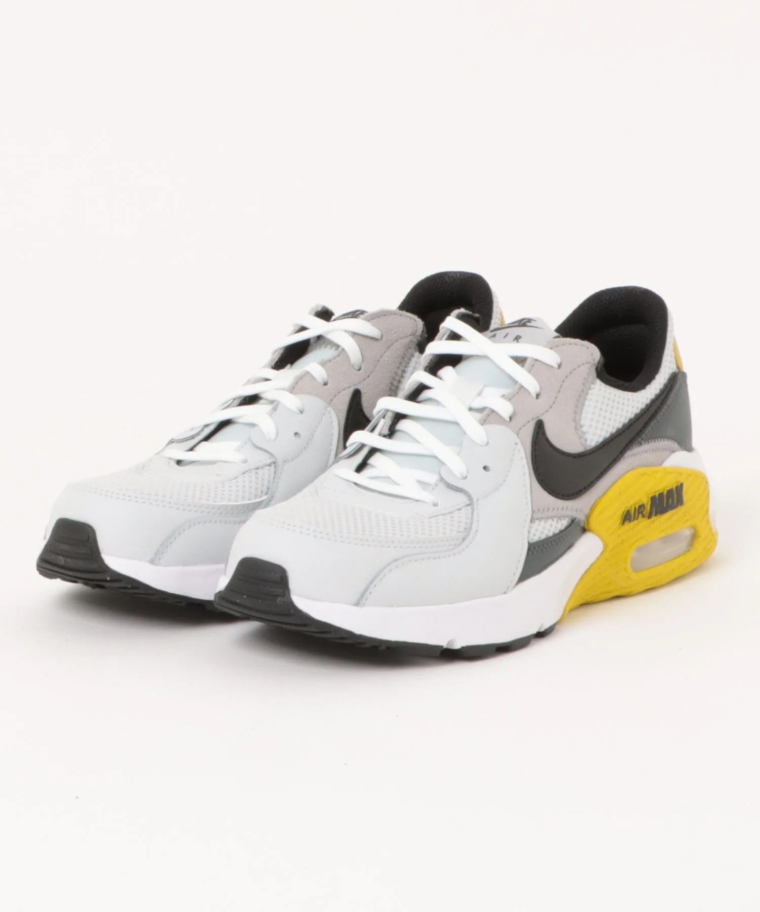 Мужские кроссовки Air Max Excee с кожаными вставками NIKE MFZ5486 чёрные