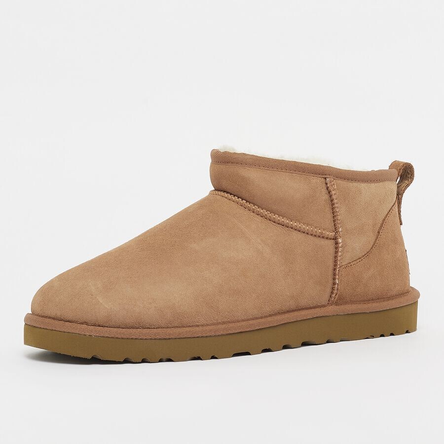 Мужские ботинки UGG утепленные короткие, бежевый — фото 2