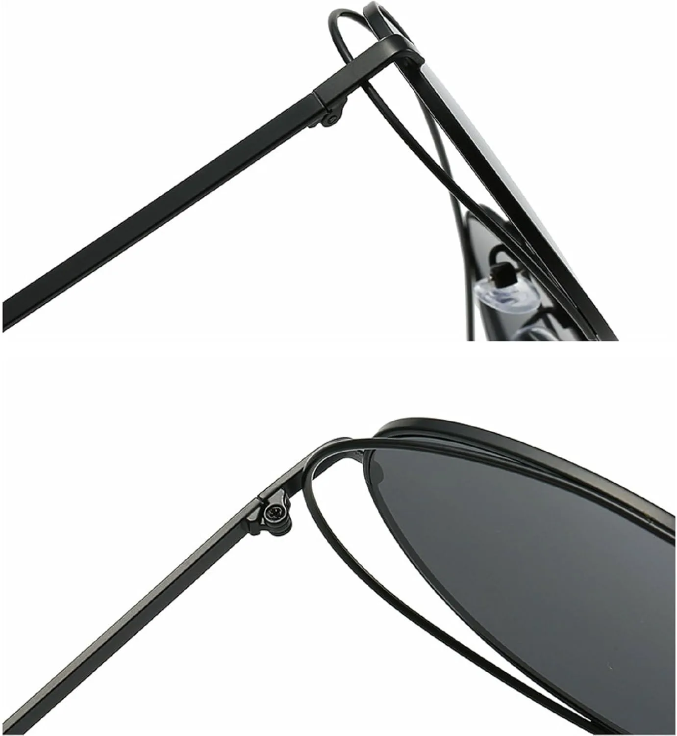 

Ретро-солнцезащитные очки-пилот для женщин в стиле 70-х, модные мужские солнцезащитные очки с двойной перемычкой, стильные очки в металлической оправе mincl, C7