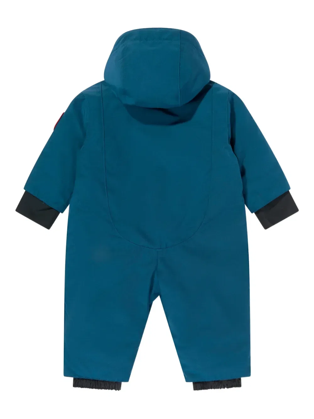 Зимний комбинезон на молнии с капюшоном Canada Goose Kids, синий — фото 2