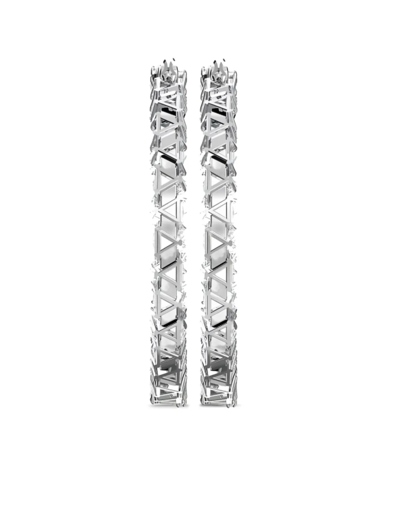 

Серьги Матриз Swarovski, серебряный