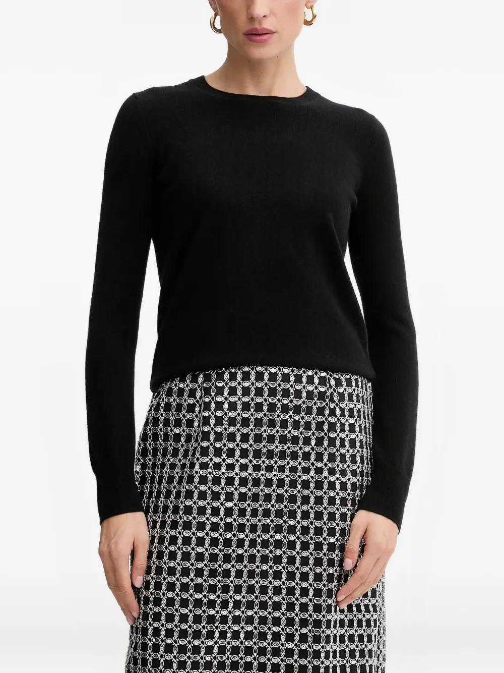 

Свитер с круглым вырезом From Future, черный