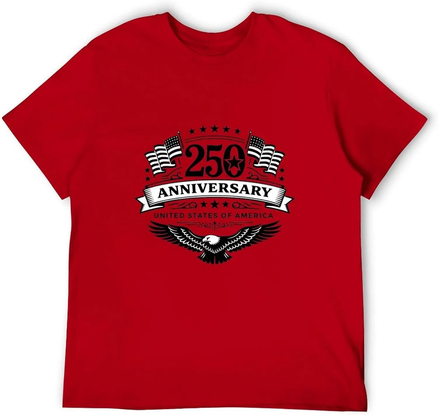 Футболка мужская с принтом America's 250th Anniversary, Red-style-7 — фото 4