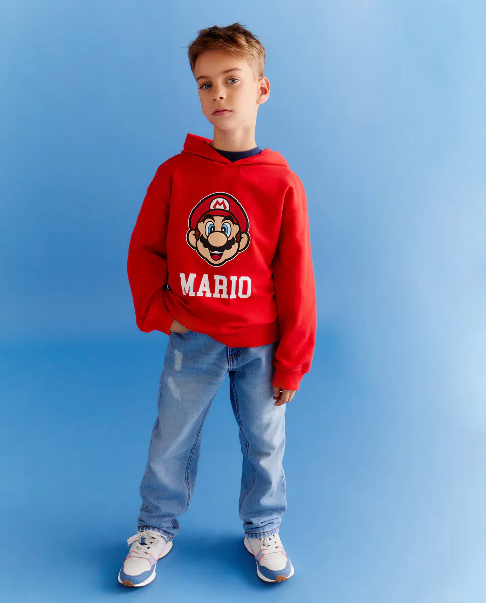 

Детская толстовка с застежкой Kids El Corte Inglés, красный