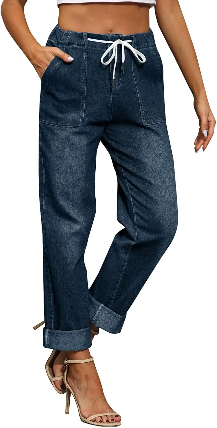 

Женские джинсы Boyfriend, мешковатые, с карманом GAANBODI