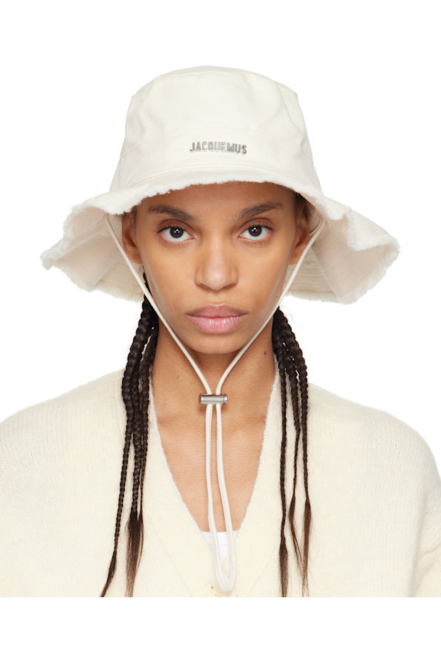 

Классическая шляпа-ведро 'the artichaut' Jacquemus, цвет off-white