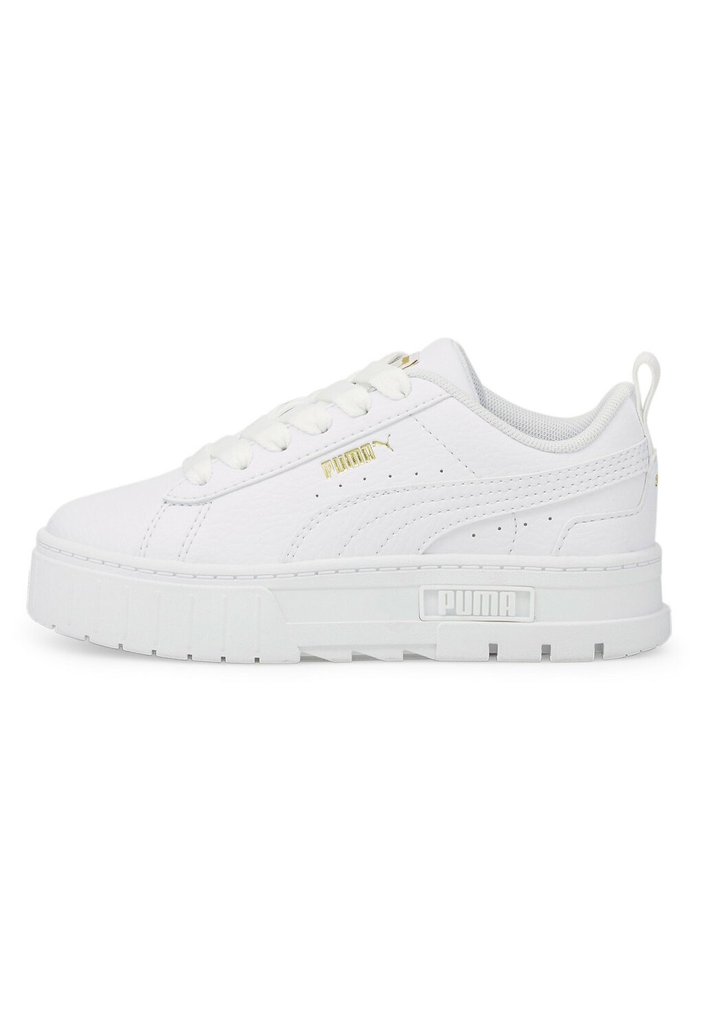 

Низкие кроссовки Mayze Puma, цвет puma white/puma team gold