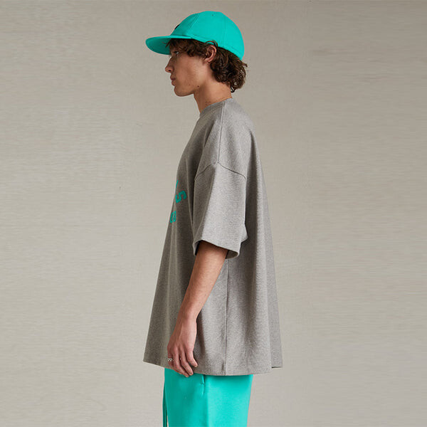 Футболка ss24 crewneck t-shirt 'dark heather oatmeal' Fear Of God Essentials, мультиколор — фото 3