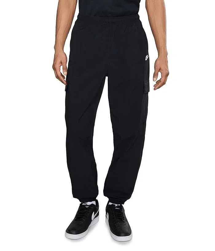 Штаны карго повседневные Club Woven Cargo Pants Nike, Black/White