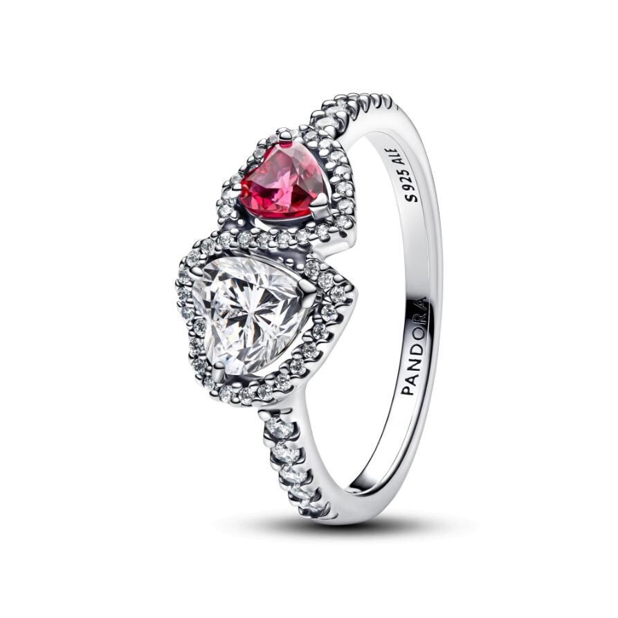 

Кольцо Pandora Halo Hearts Ring, стерлинговое серебро