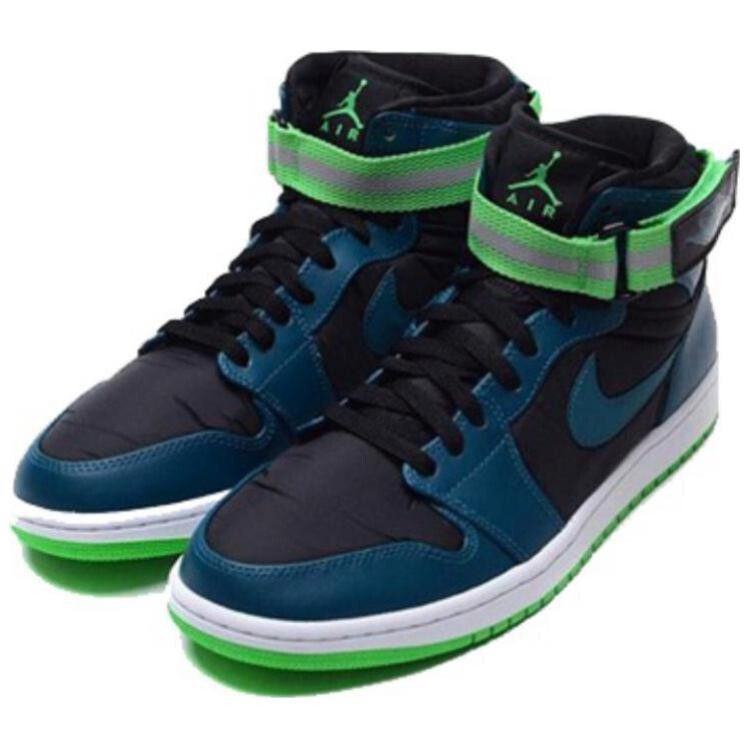 Кроссовки JORDAN 1 High Strap Black Teal — фото 2
