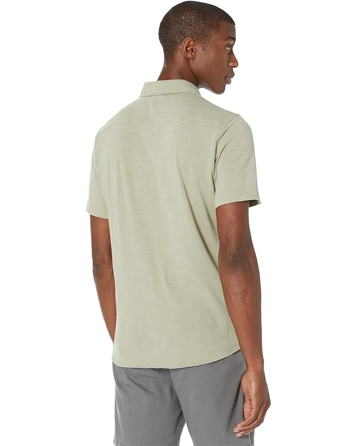 

Рубашка Faherty Short Sleeve Knit Seasons Shirt, цвет Coastal Sage