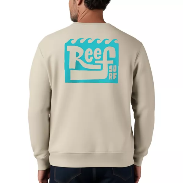 

Мужской флисовый свитшот Riptide Reef, бежевый