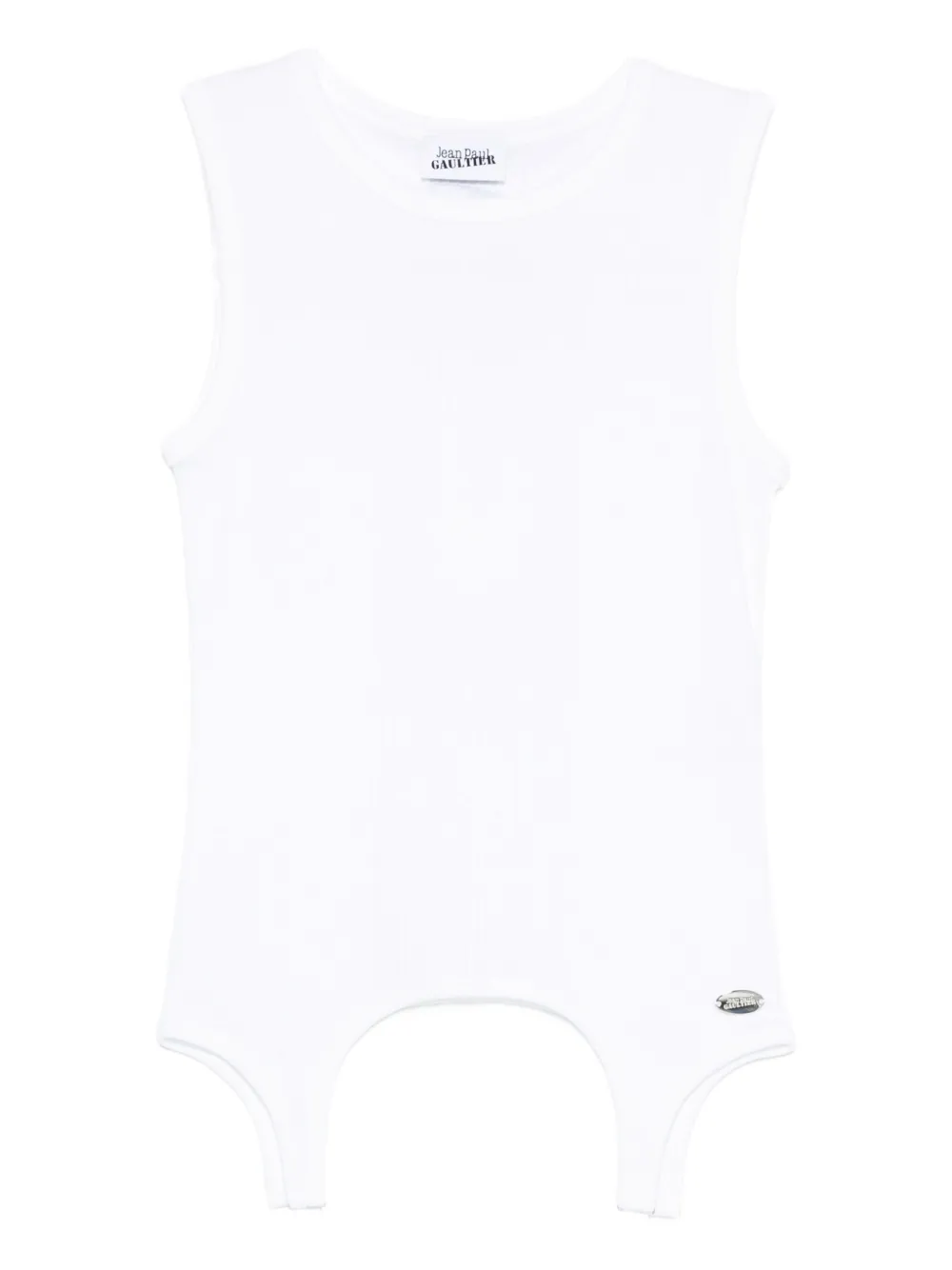 

Топ с аппликацией Jean Paul Gaultier, белый