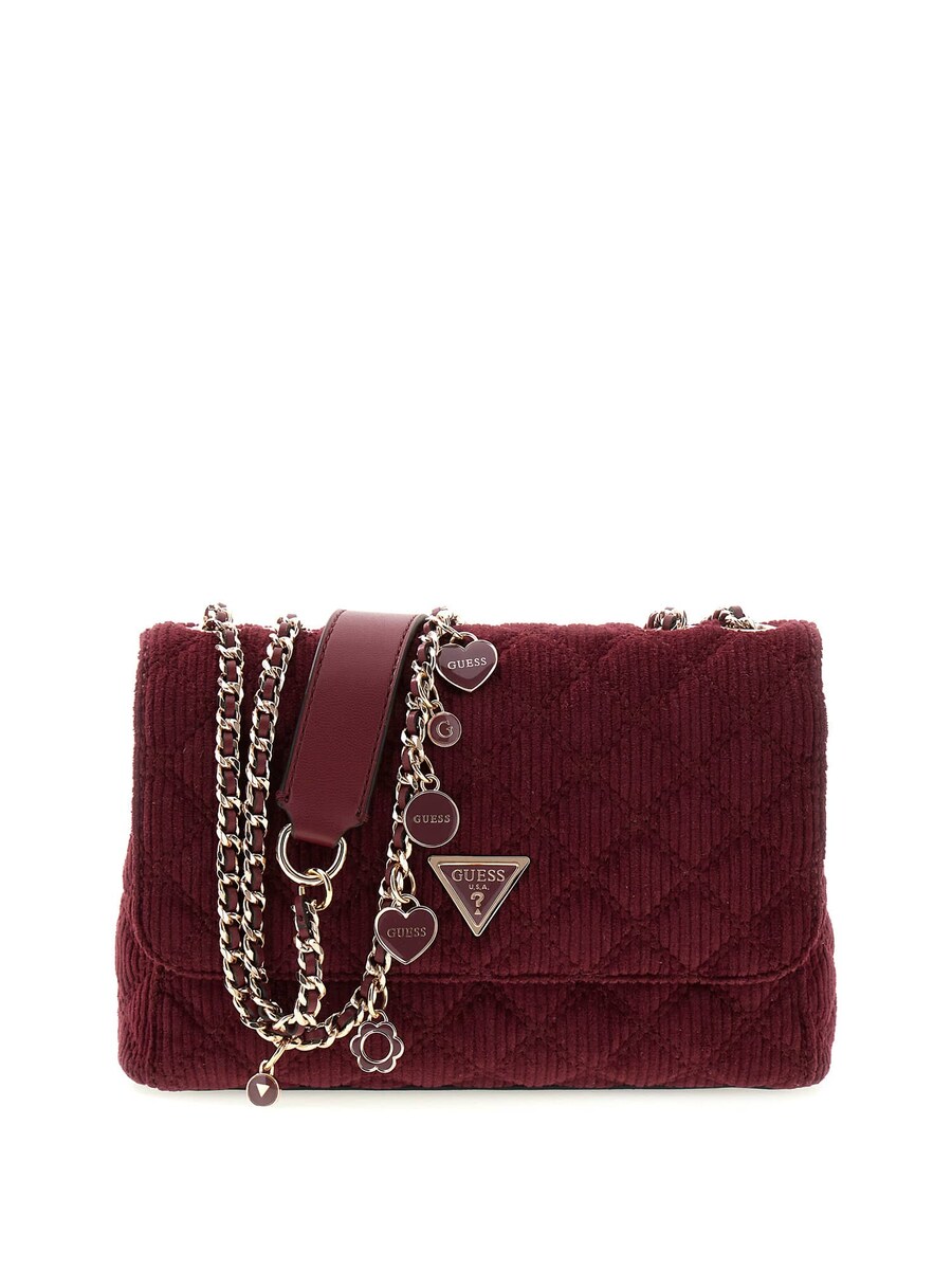 

Сумка через плечо GUESS Giully, бордовый