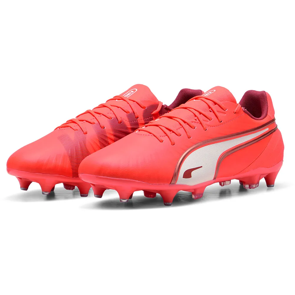 

Футбольные бутсы Puma King Match MxSG, красный