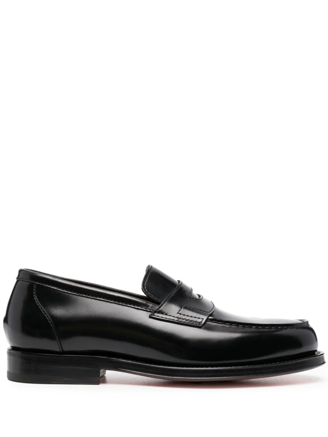 

Santoni кожаные лоферы, черный