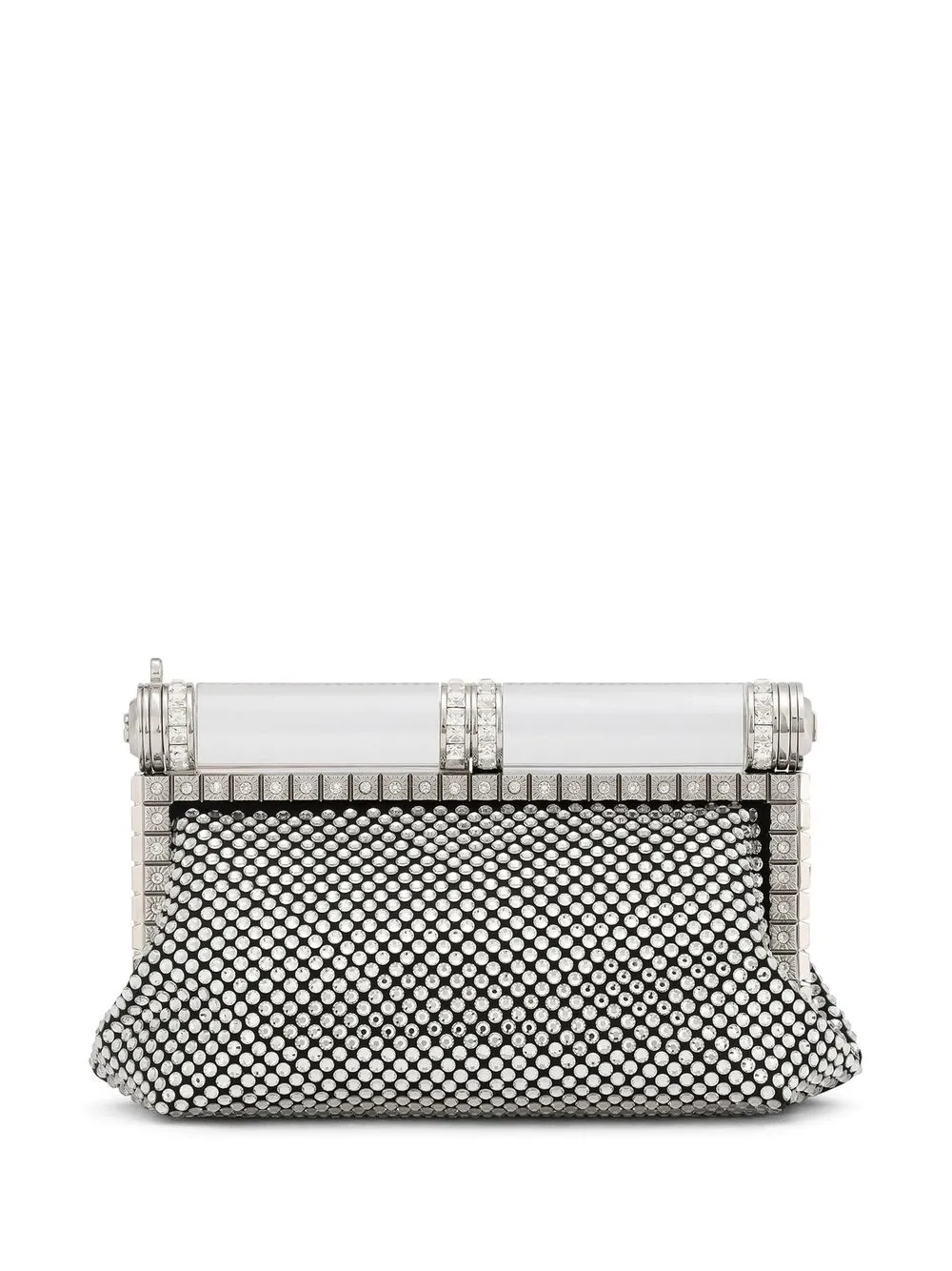 

Клатч со стразами DOLCE & GABBANA, серый