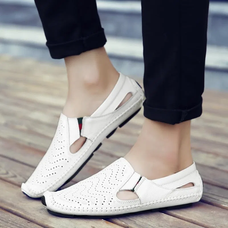 Мокасины кожаные с квадратным носком, Loafers, 03 — фото 3