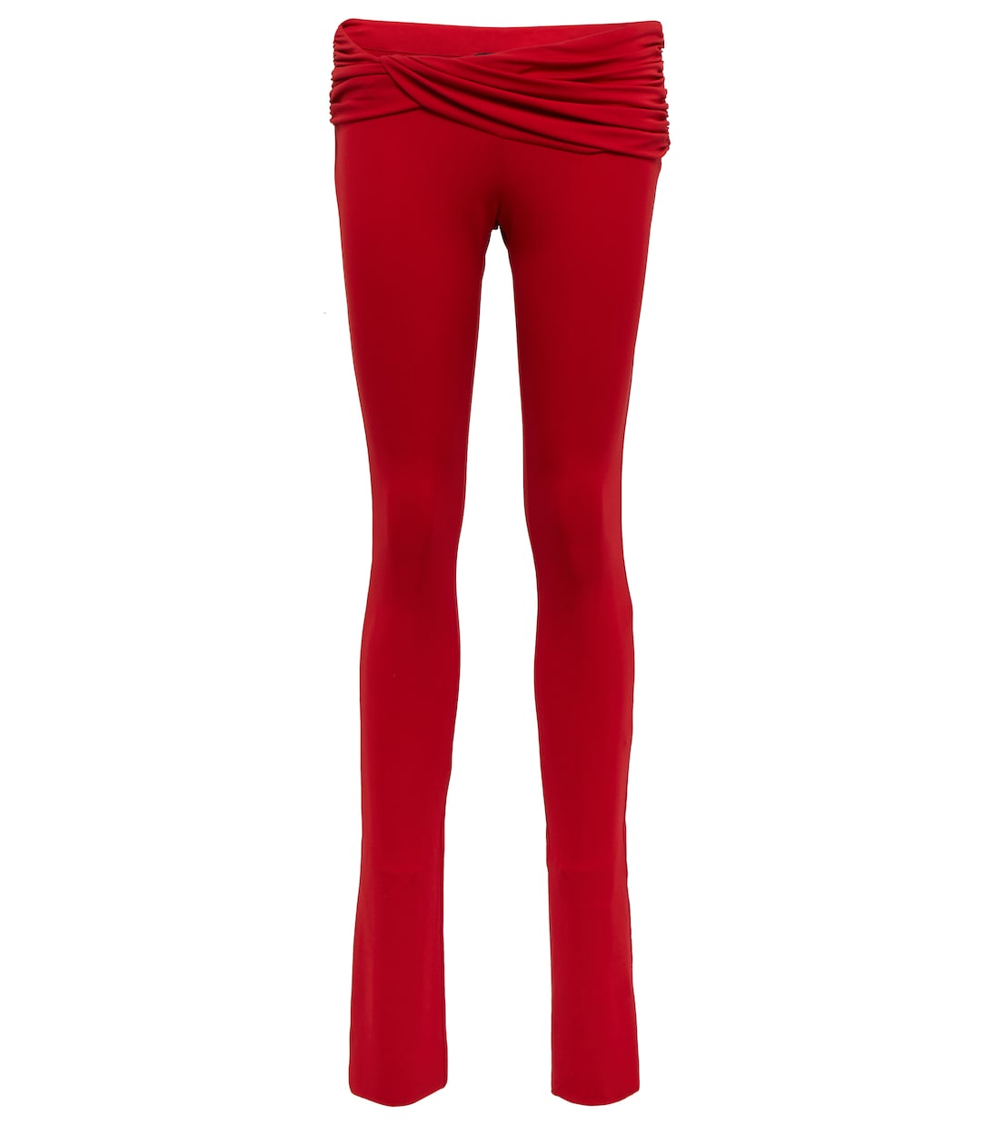 

Брюки с низкой посадкой и сборками Blumarine, Rouge Noir