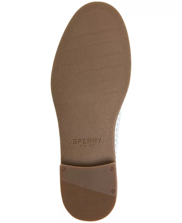 Женские тканевые лоферы Seaport без шнуровки Sperry, белый — фото 4