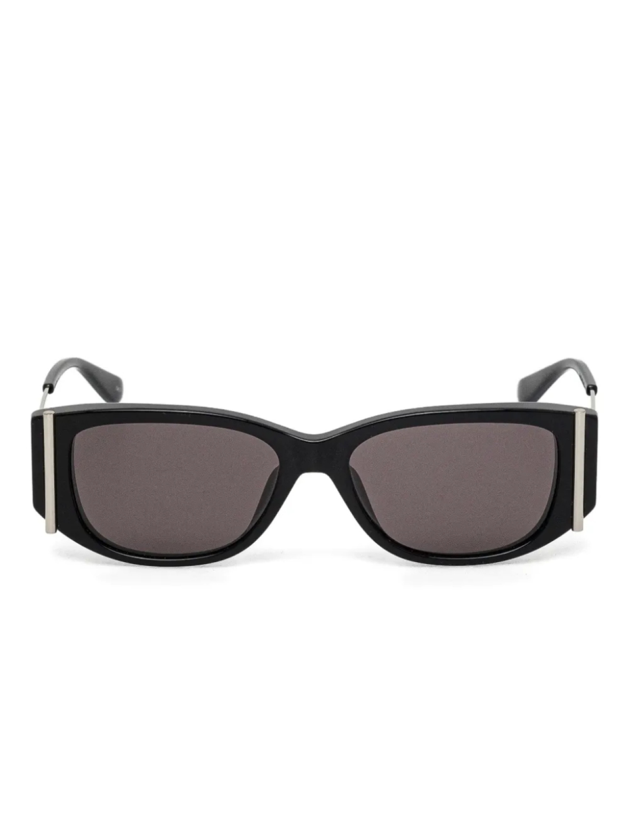 

Солнцезащитные очки в геометрической оправе Alexander McQueen Eyewear, черный