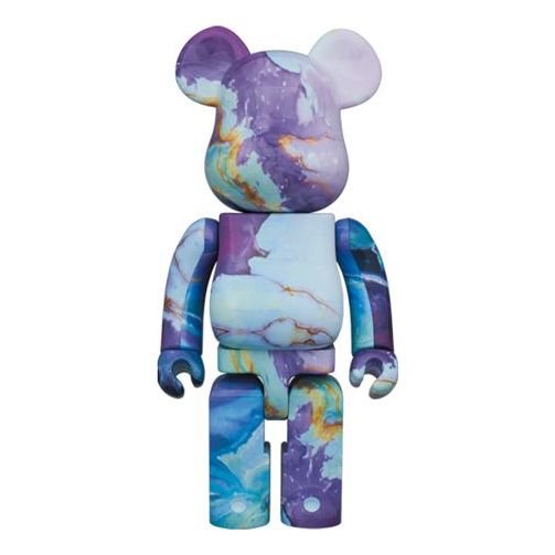

Фигурка BE@RBRICK marble 400% 'Blue Purple'