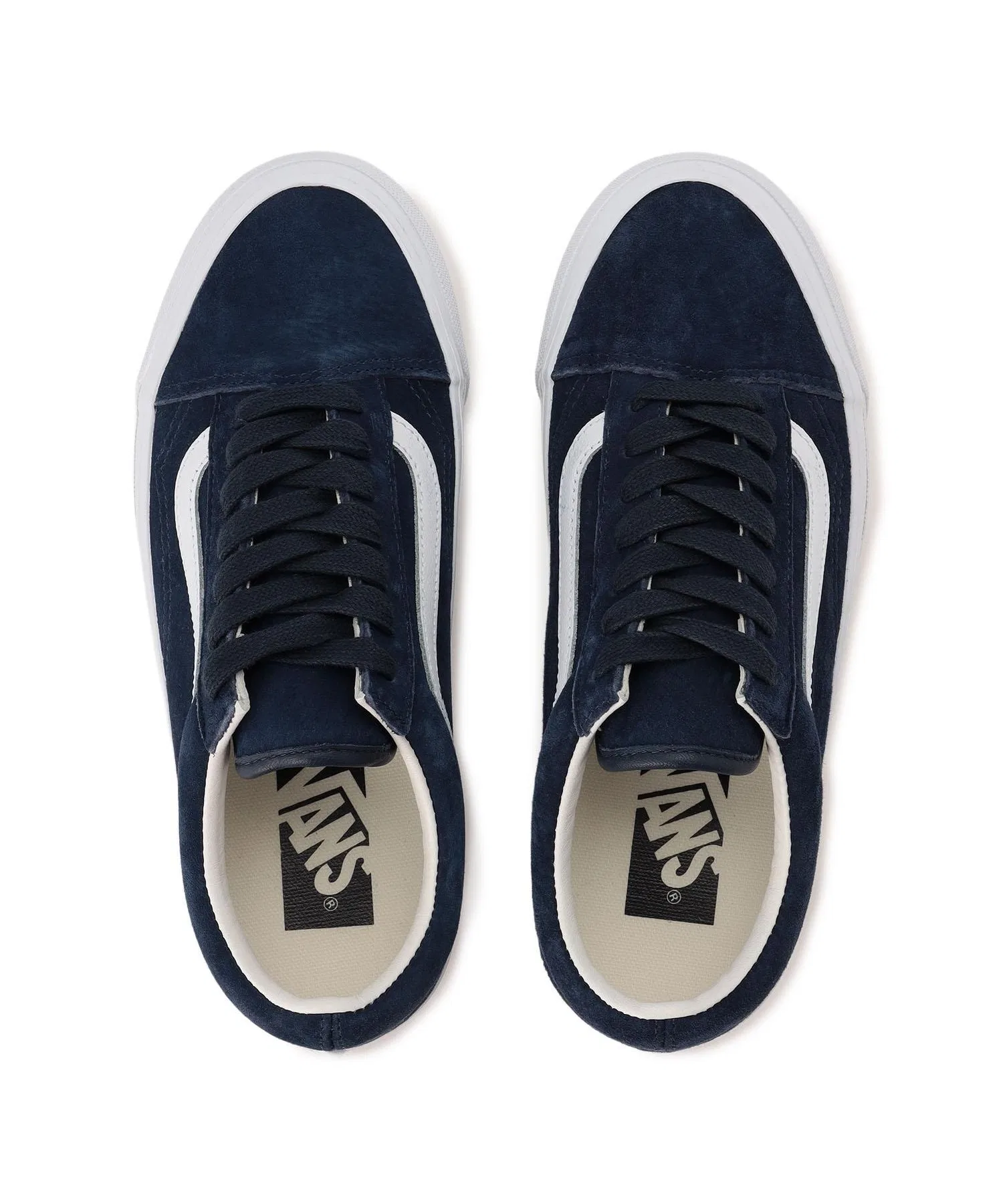 Унисекс кеды из натуральной кожи VANS PREMIUM OLD SKOOL синие — фото 4