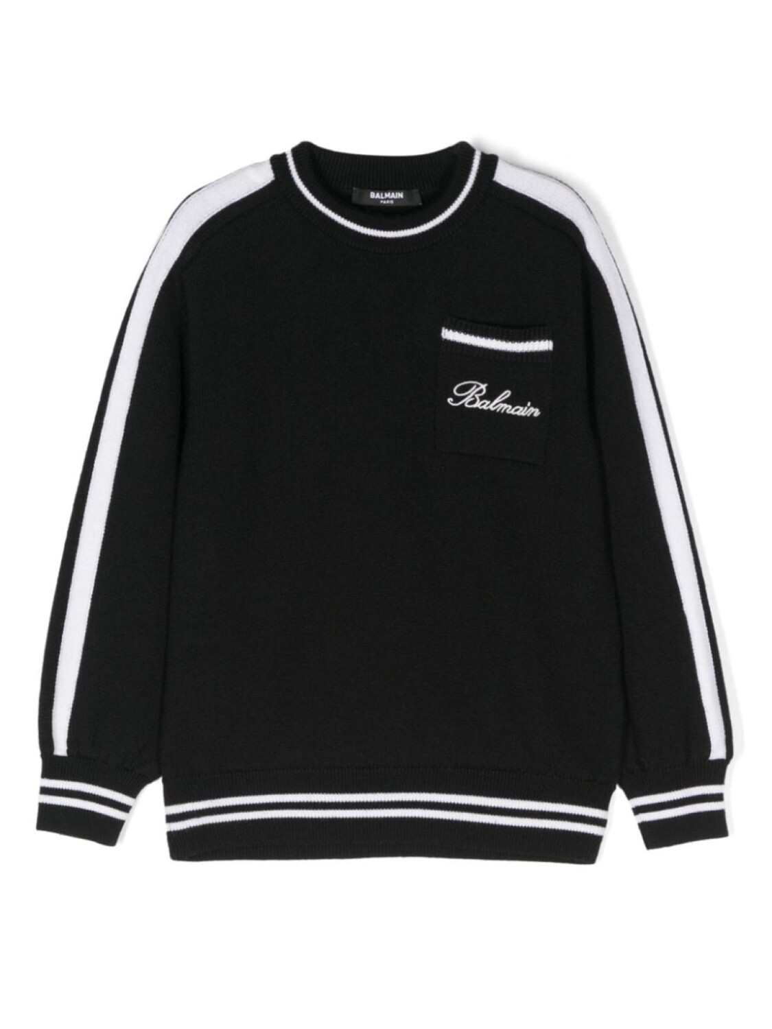 

Balmain Kids джемпер с вышитым логотипом, черный