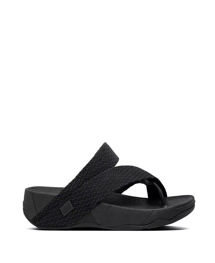 Мужские сандалии с перемычкой и ремешком на носке FitFlop, синий — фото 4
