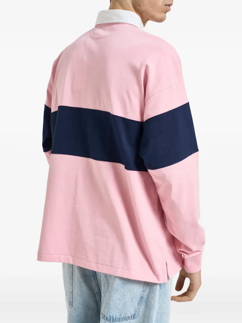 Поло с цветными блоками POLO RALPH LAUREN, розовый — фото 2
