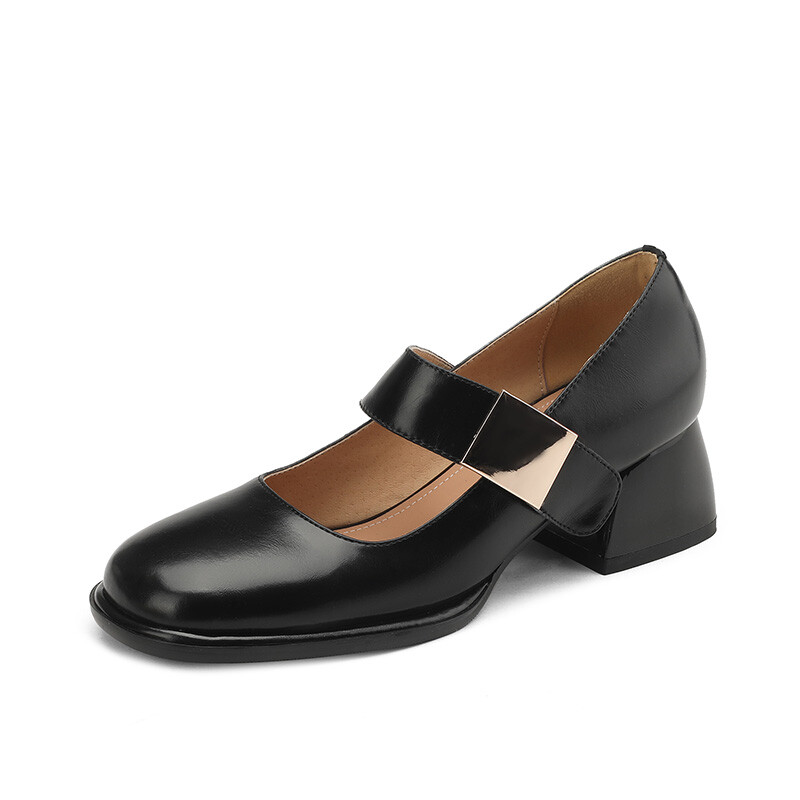 

Туфли Мэри Джейн женские низкие Quicheshoes, черный