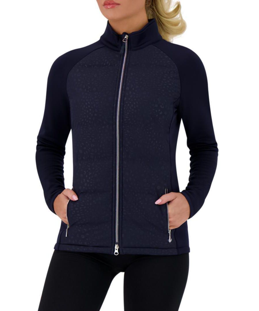 

Женская гибридная куртка с длинными рукавами Hensley Heat Holders, Navy