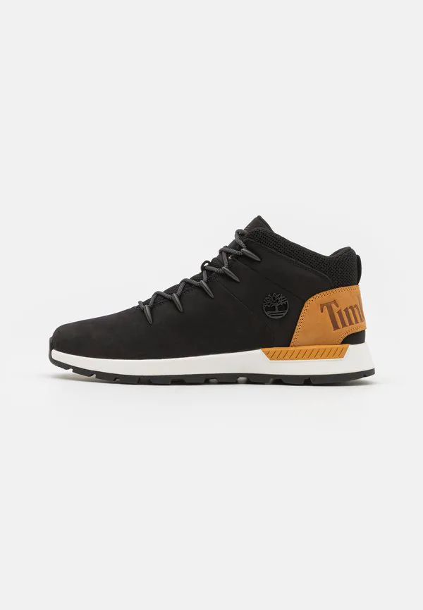 Ботинки sprint trekker средней высоты на шнуровке до щиколотки Timberland, Black/White