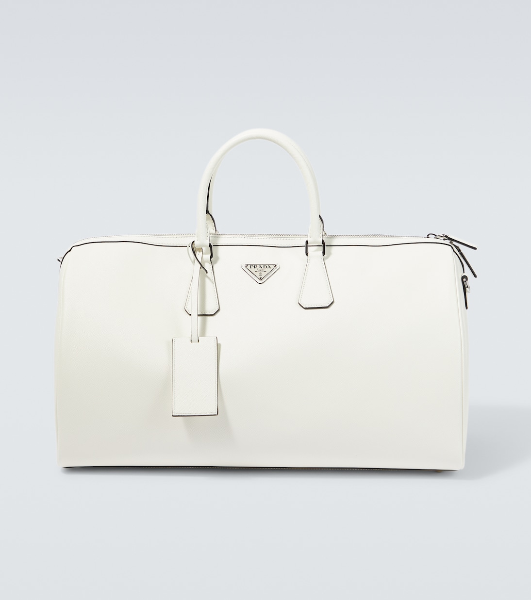 

Кожаная дорожная сумка Duffel Prada, белый