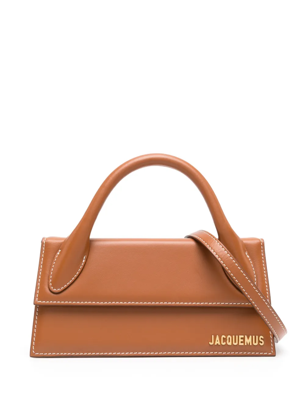 

Мини-сумка Le Chiquito Long JACQUEMUS, коричневый