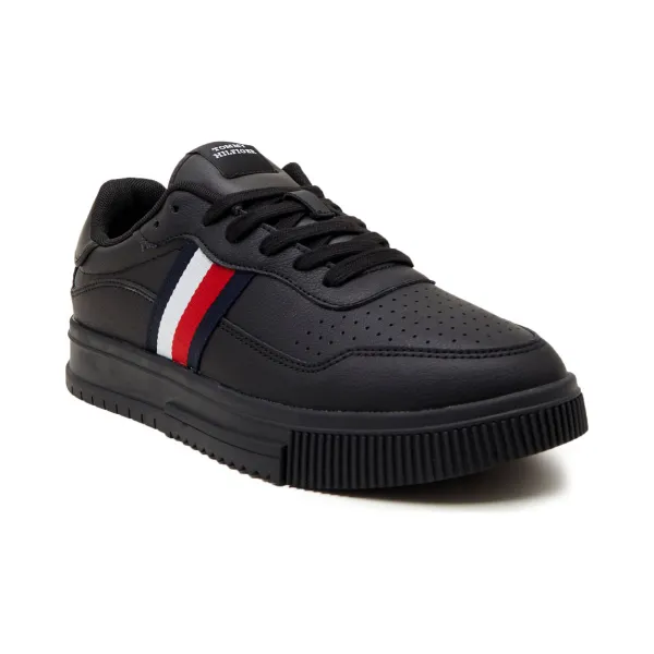 

Кожаные кроссовки Supercup с кожаными полосками Tommy Hilfiger, черный