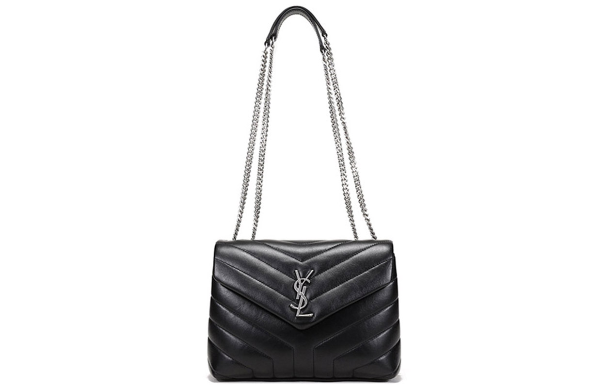 

SAINT LAURENT Лулу стёганая маленькая сумка через плечо