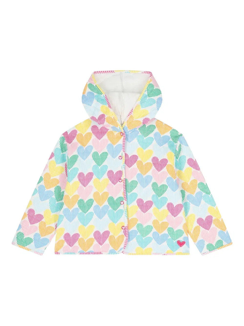 Куртка с капюшоном в форме сердца Agatha Ruiz De La Prada, белый — фото 3