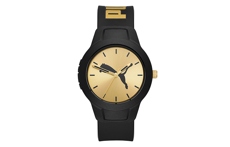

PUMA Часы Wrist Watch Quartz Movement Silicone Strap 36mm Gold Dial Women's Watch
