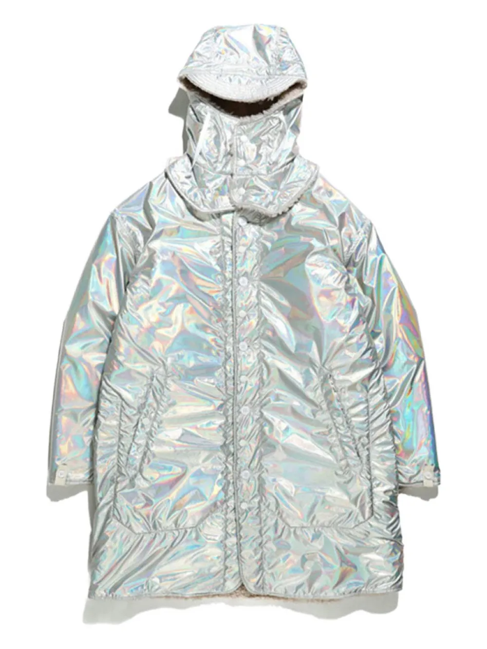 

Переливающаяся парка с капюшоном Engineered Garments, серебяный, Красный, Переливающаяся парка с капюшоном Engineered Garments, серебяный