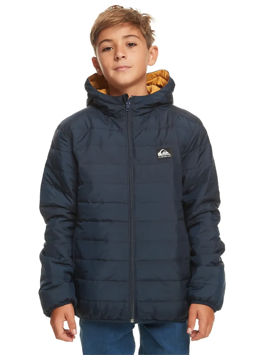

Пуховик Quiksilver "Чешуйчатый", синий